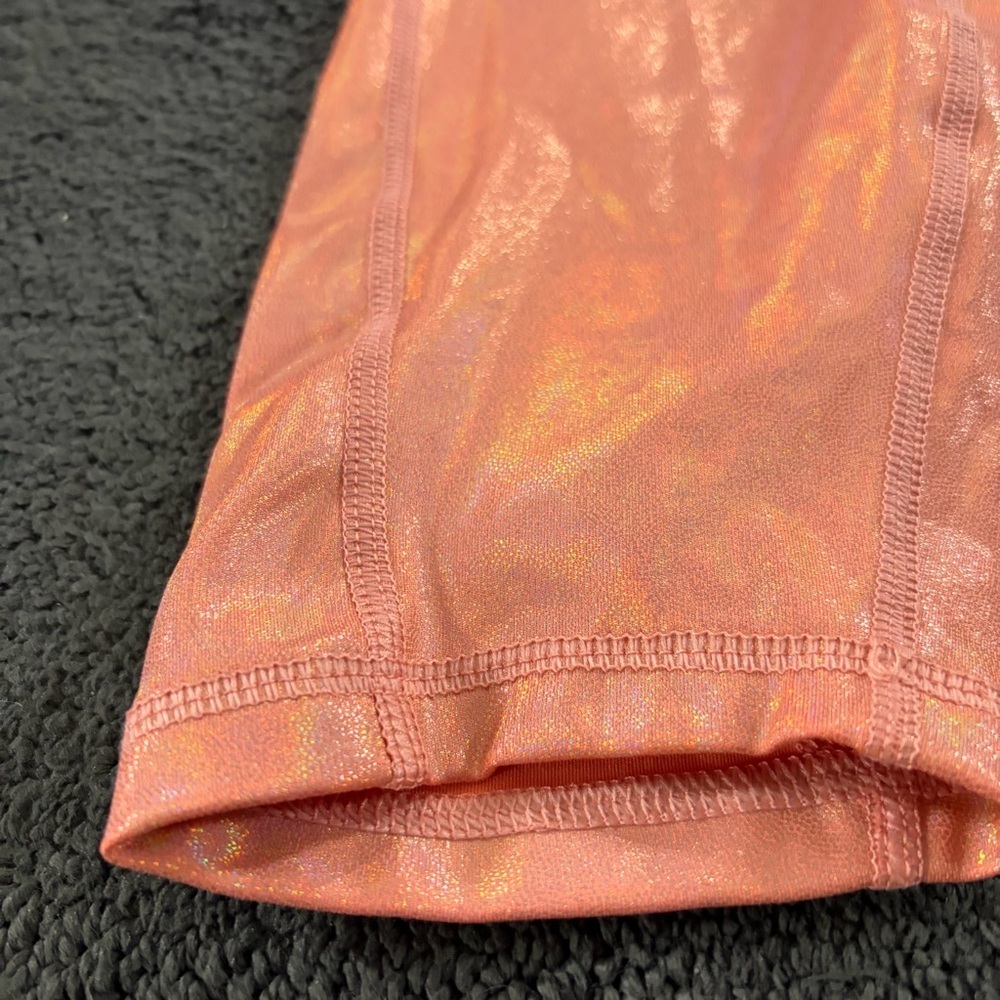 Fabletics Iridescent Peach-Coral High-Waisted Leggings - Picture 10 of 16